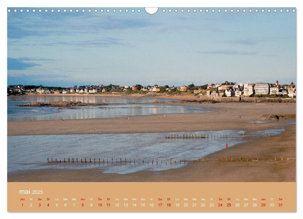 Sillonnez la plage (CALVENDO Calendrier mensuel 2025)