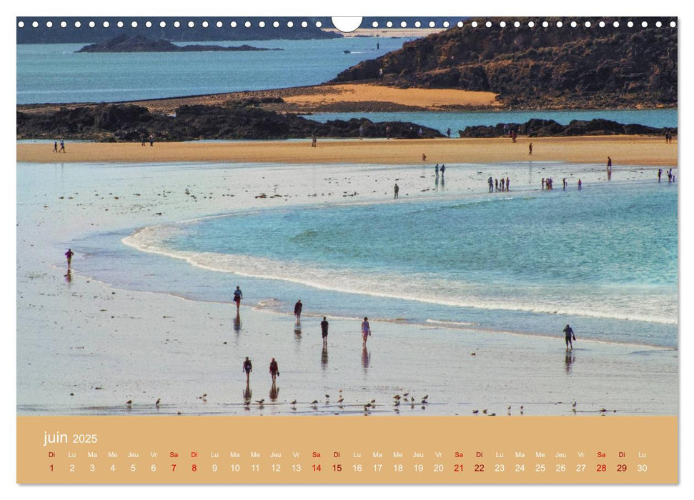 Sillonnez la plage (CALVENDO Calendrier mensuel 2025)