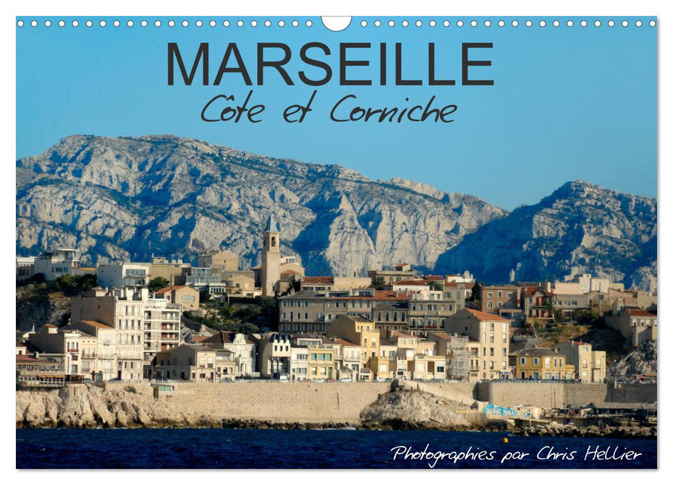 Marseille Côte et Corniche (CALVENDO Calendrier mensuel 2025)