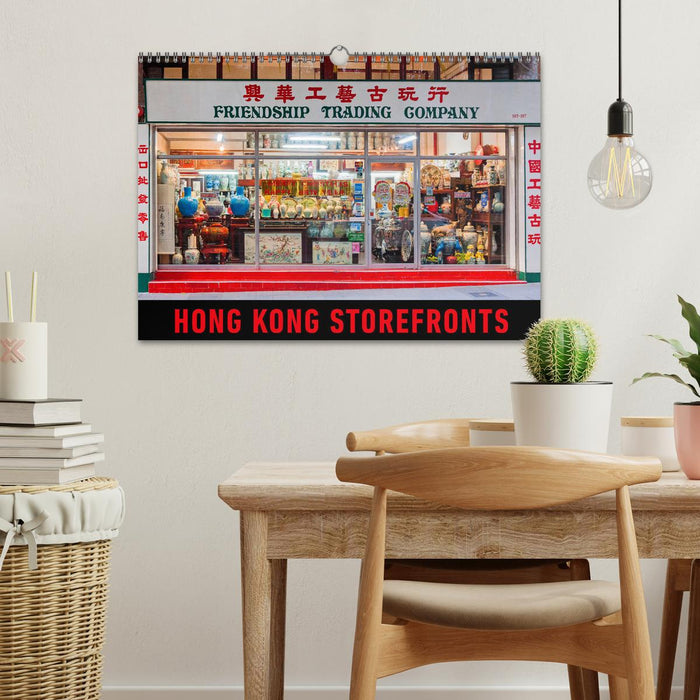 Hong Kong Storefronts (CALVENDO Monthly Calendar 2025)