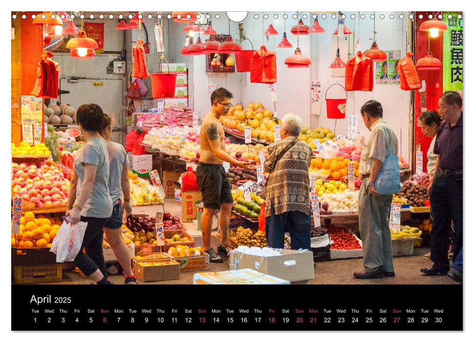 Hong Kong Storefronts (CALVENDO Monthly Calendar 2025)