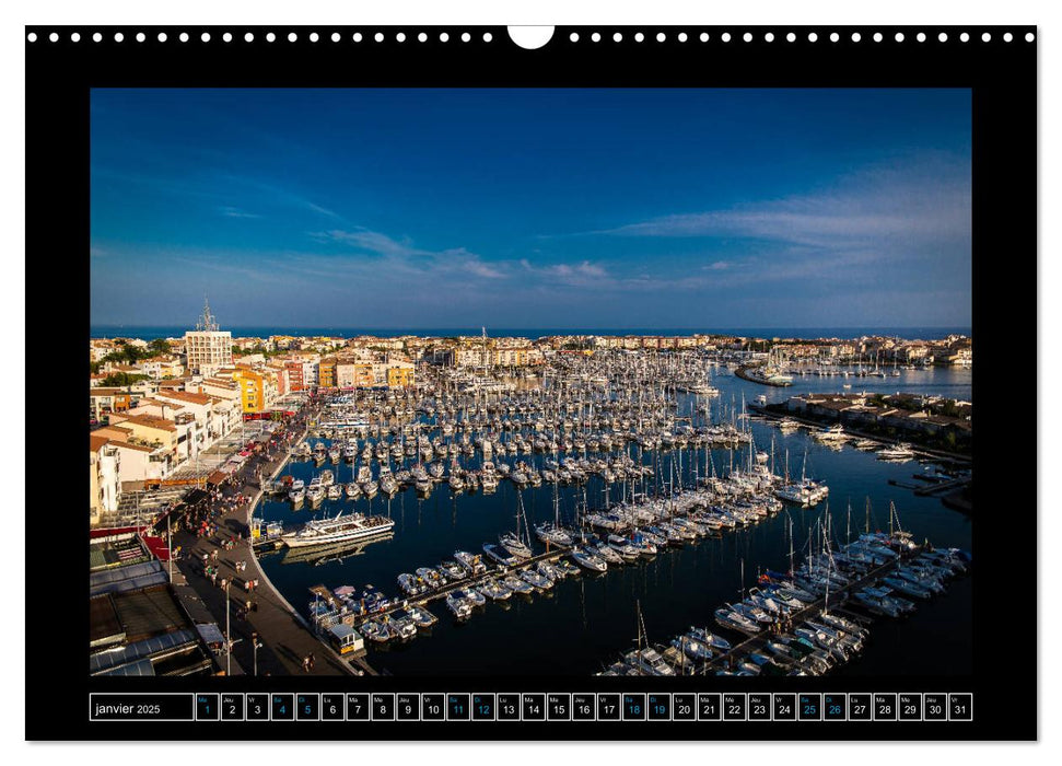 Le Cap d'Agde dans tous ses états (CALVENDO Calendrier mensuel 2025)