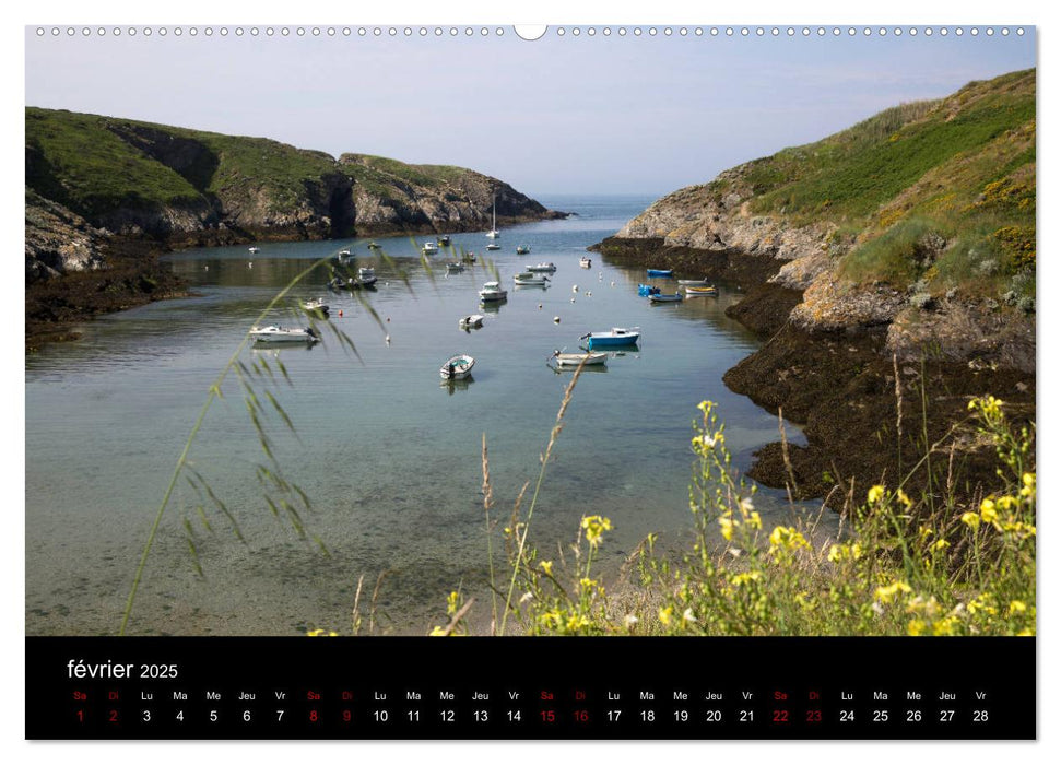 Belle-Île, la belle (CALVENDO Calendrier supérieur 2025)