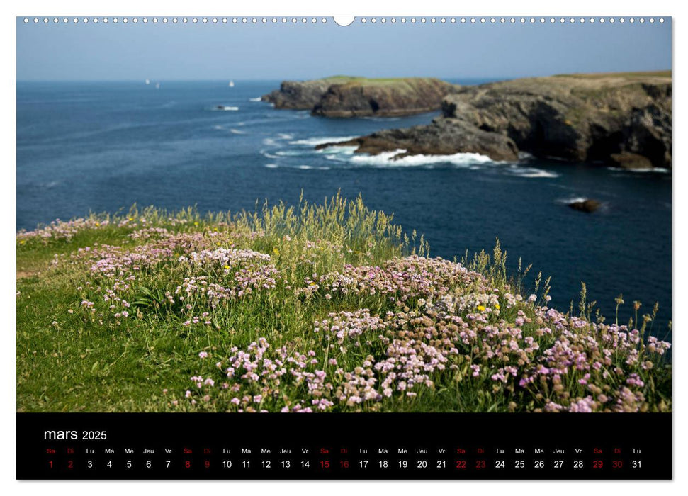 Belle-Île, la belle (CALVENDO Calendrier supérieur 2025)