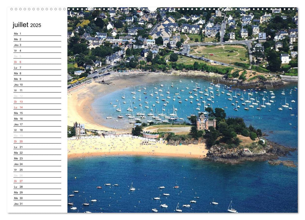 La Côte d'Émeraude (CALVENDO Calendrier supérieur 2025)