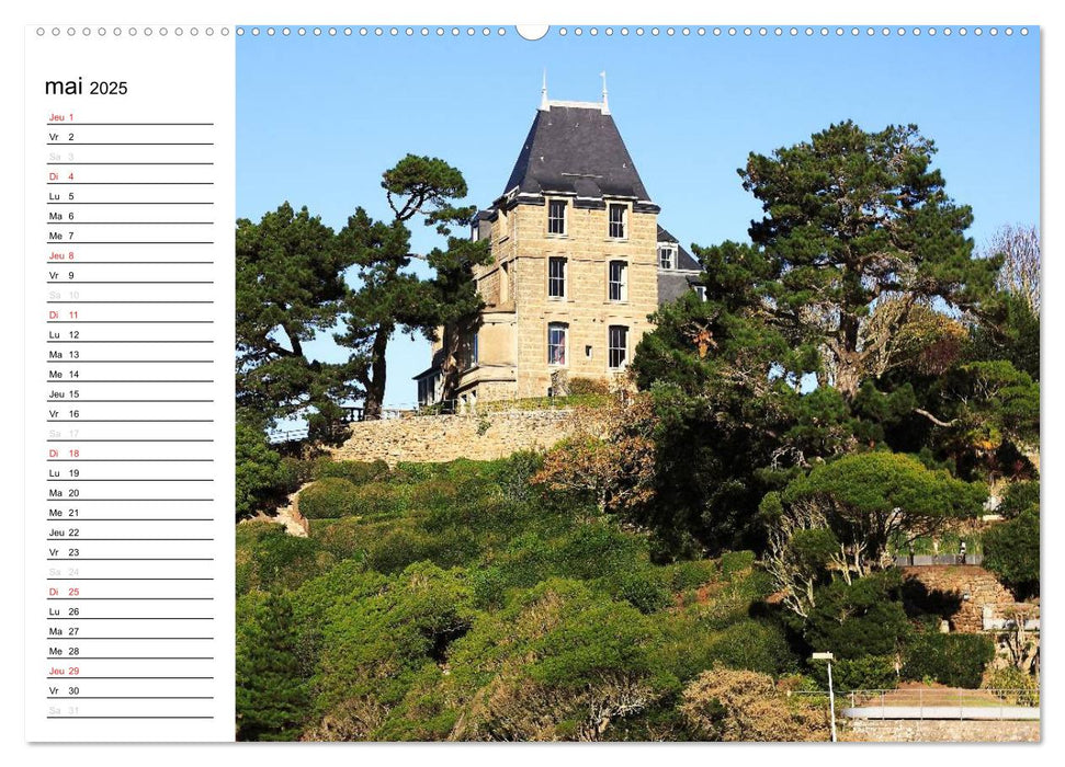 Dinard Perle de la Côte d'Émeraude (CALVENDO Calendrier supérieur 2025)