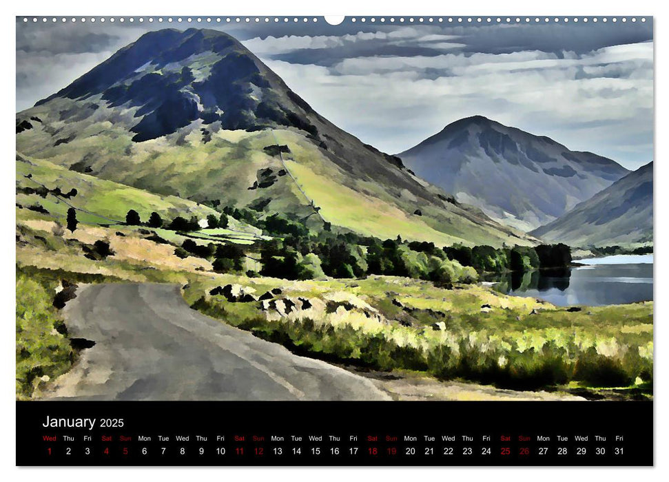 THE SPIRIT OF THE LAKE DISTRICT (CALVENDO Premium-Calendar 2025)