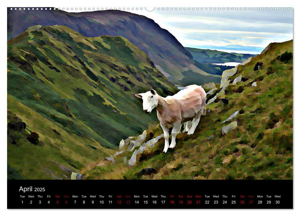 THE SPIRIT OF THE LAKE DISTRICT (CALVENDO Premium-Calendar 2025)