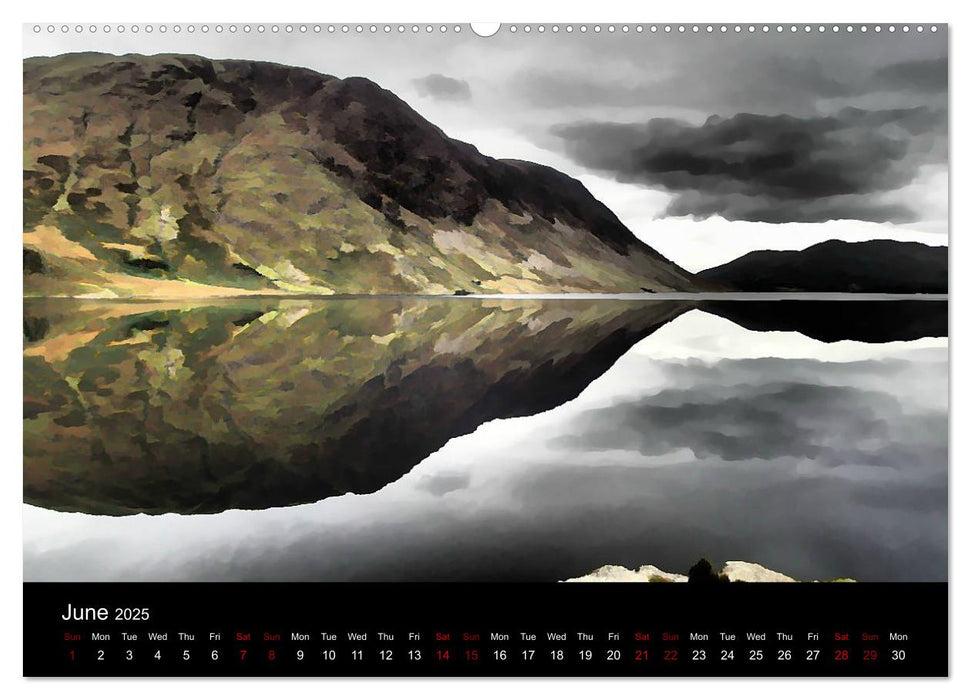 THE SPIRIT OF THE LAKE DISTRICT (CALVENDO Premium-Calendar 2025)