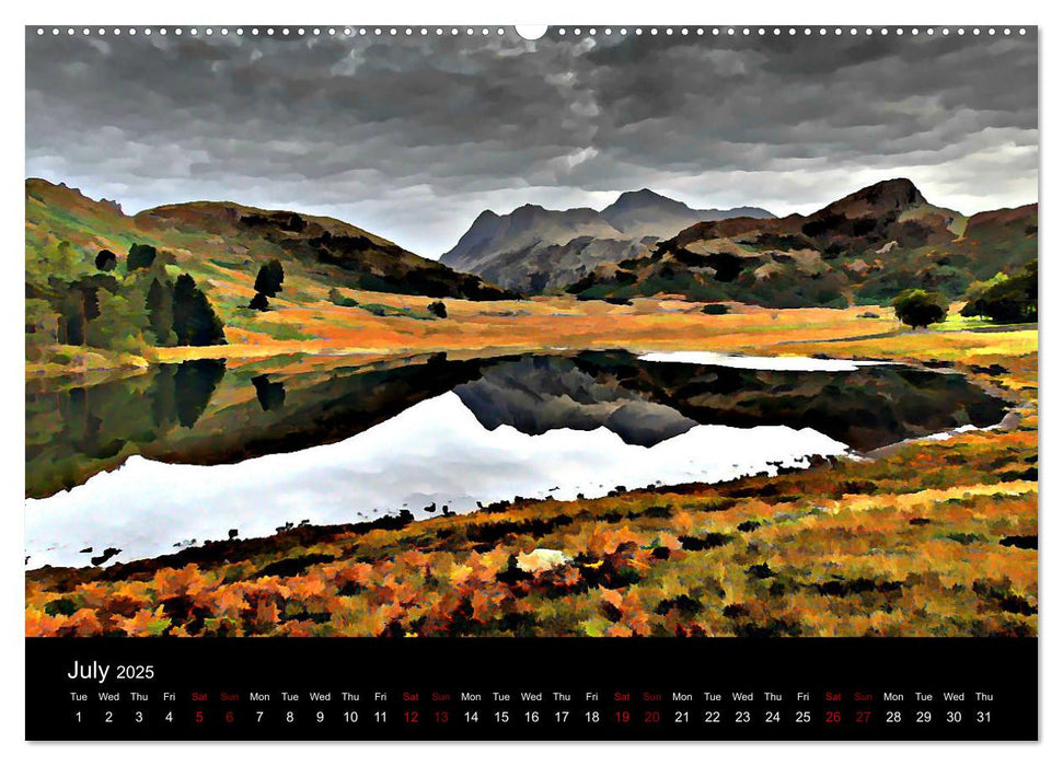 THE SPIRIT OF THE LAKE DISTRICT (CALVENDO Premium-Calendar 2025)