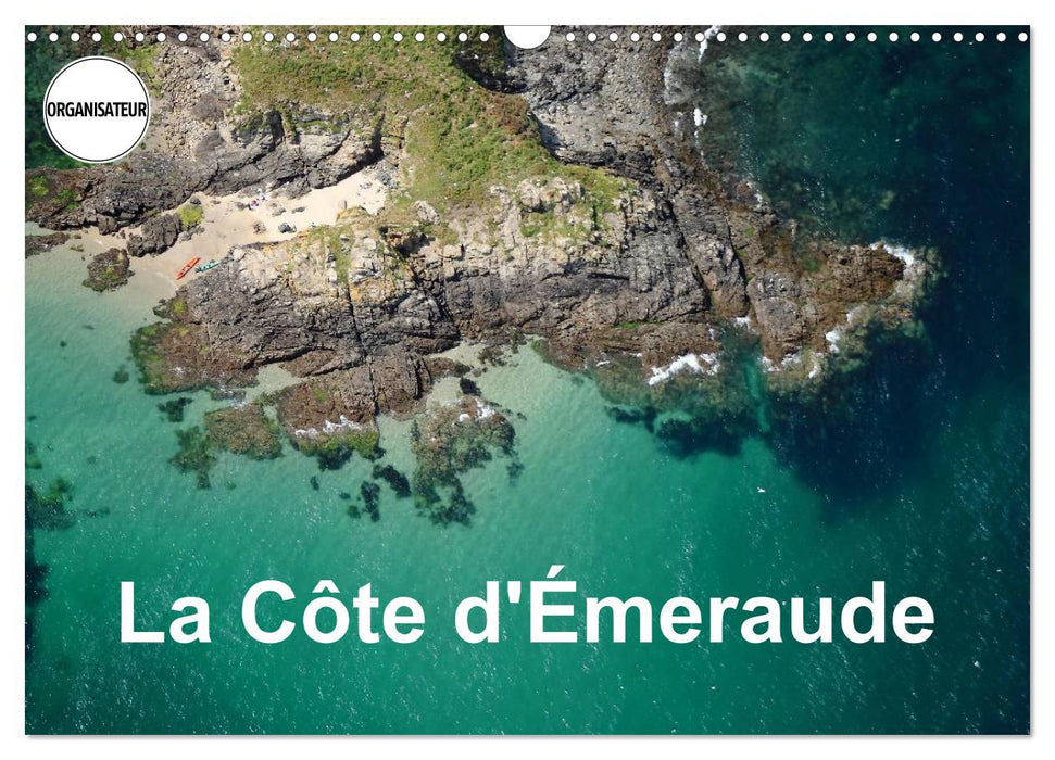 La Côte d'Émeraude (CALVENDO Calendrier mensuel 2025)