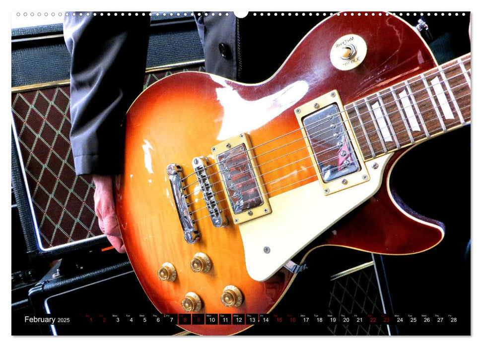 Guitars and Amps - Let's Rock (CALVENDO Premium-Calendar 2025)