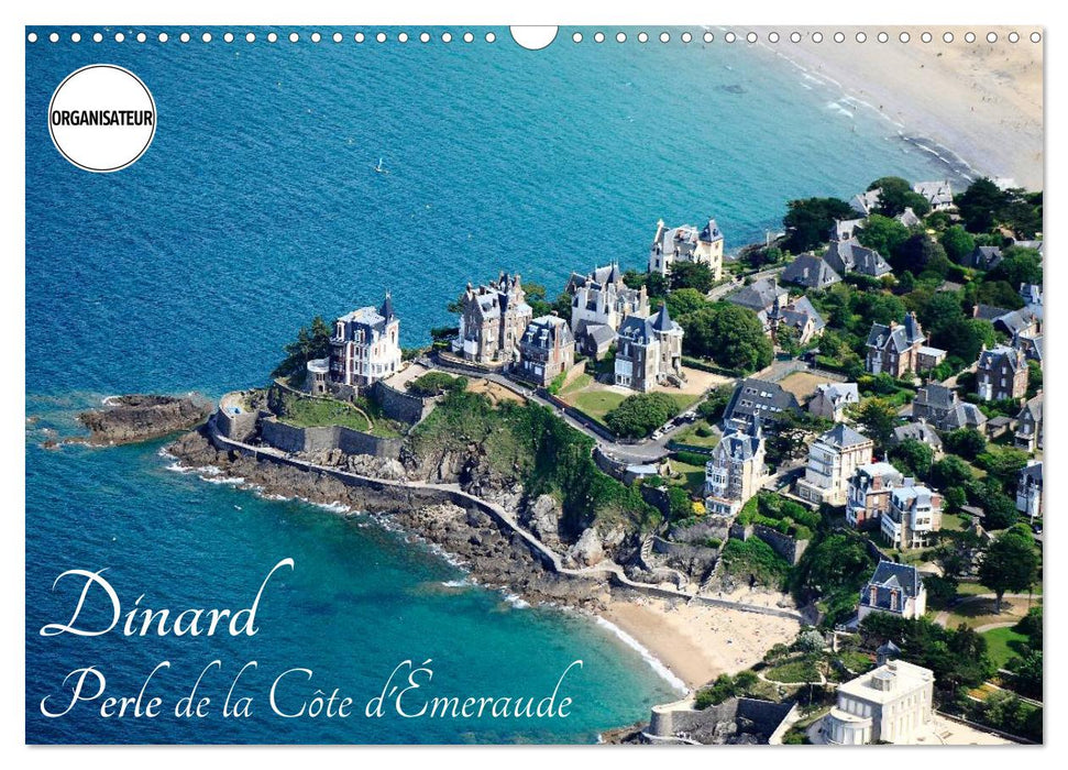 Dinard Perle de la Côte d'Émeraude (CALVENDO Calendrier mensuel 2025)