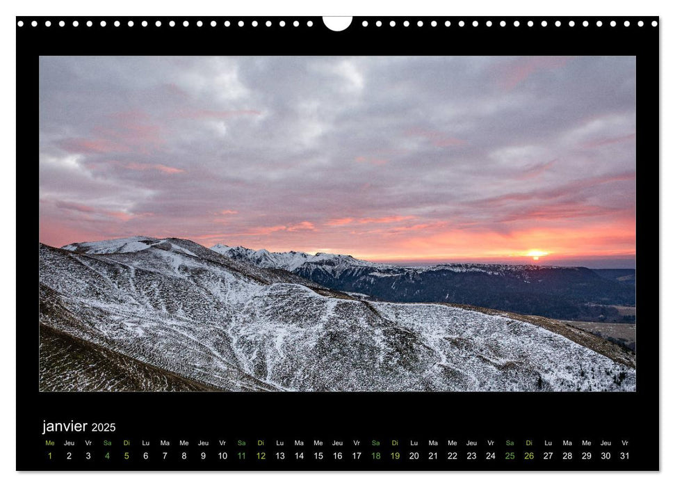 L'Auvergne est belle (CALVENDO Calendrier mensuel 2025)