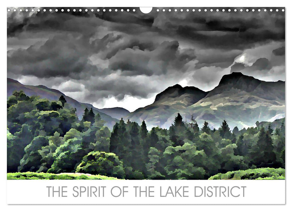 THE SPIRIT OF THE LAKE DISTRICT (CALVENDO Monthly Calendar 2025)