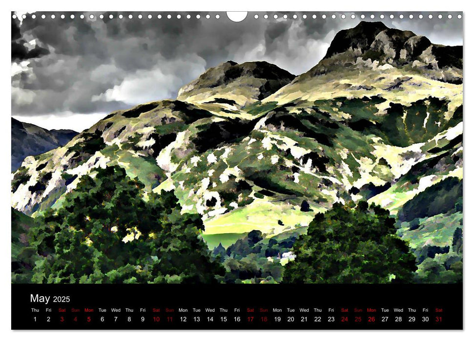 THE SPIRIT OF THE LAKE DISTRICT (CALVENDO Monthly Calendar 2025)