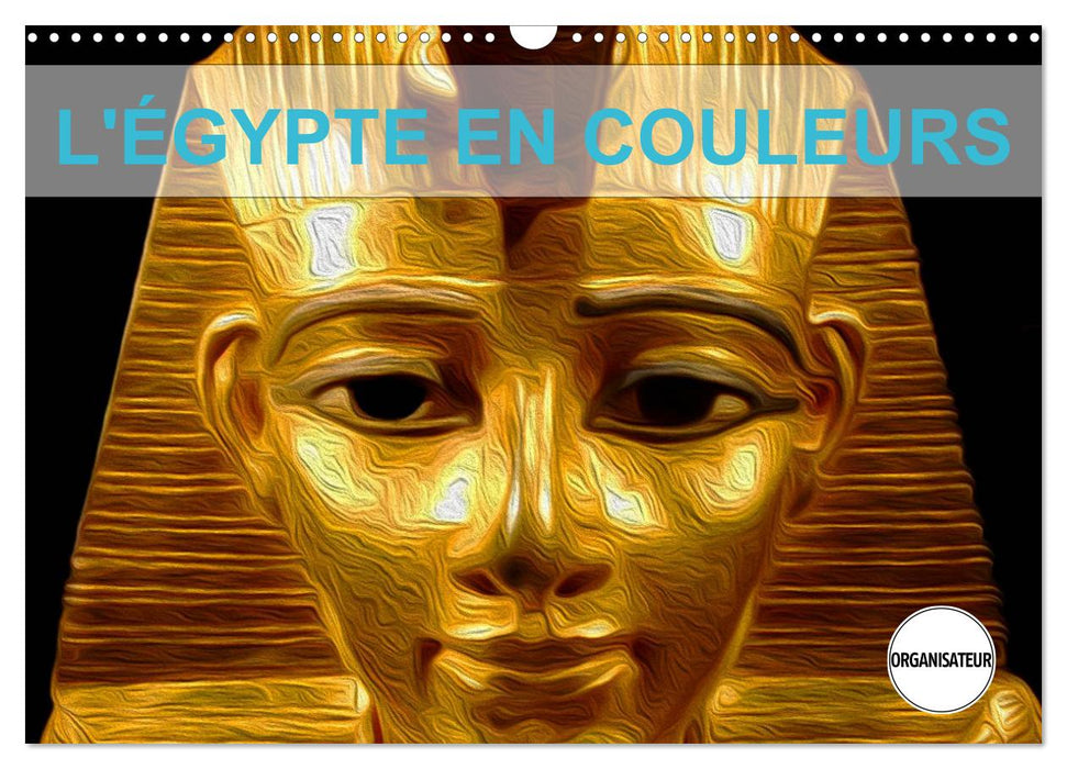 L'ÉGYPTE EN COULEURS (CALVENDO Calendrier mensuel 2025)