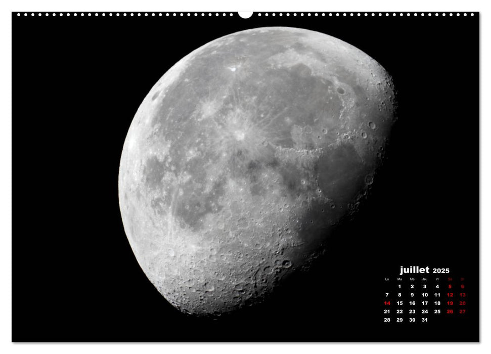 Phases de la lune (CALVENDO Calendrier supérieur 2025)