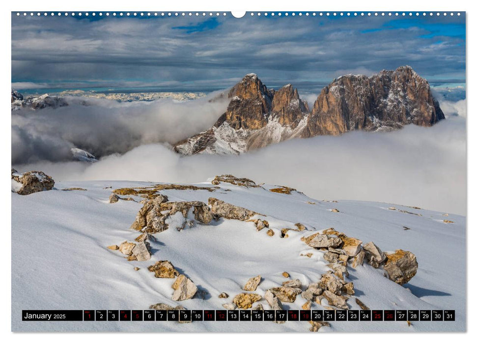 The Dolomites Mountains (CALVENDO Premium-Calendar 2025)