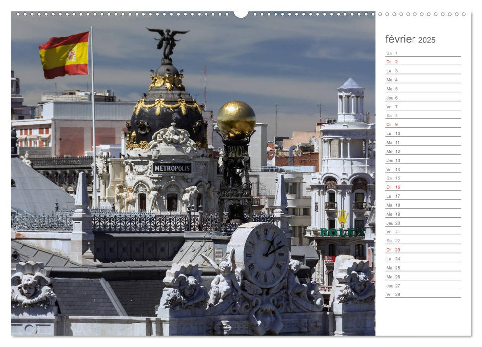 Le Centre de l’Espagne (CALVENDO Calendrier supérieur 2025)