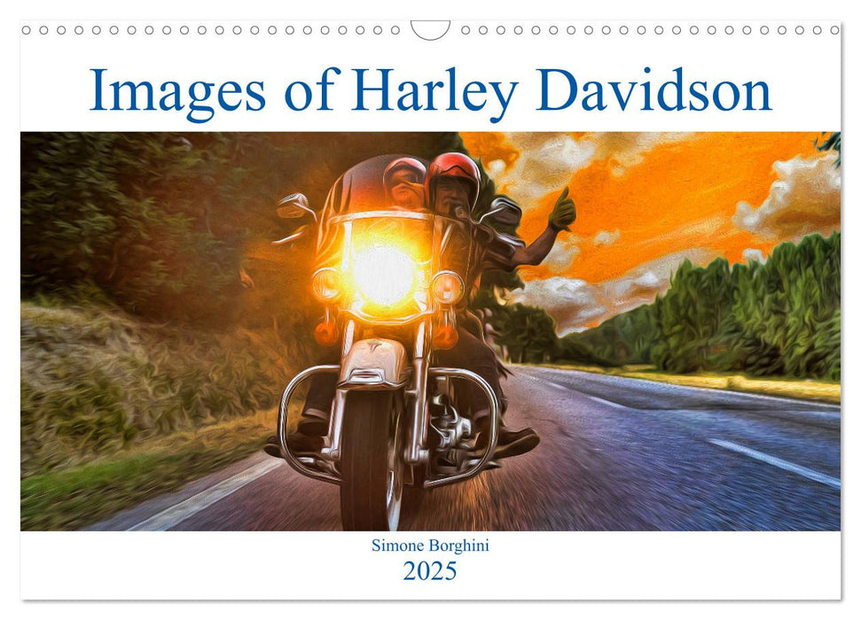 Images of Harley Davidson (CALVENDO Monthly Calendar 2025)