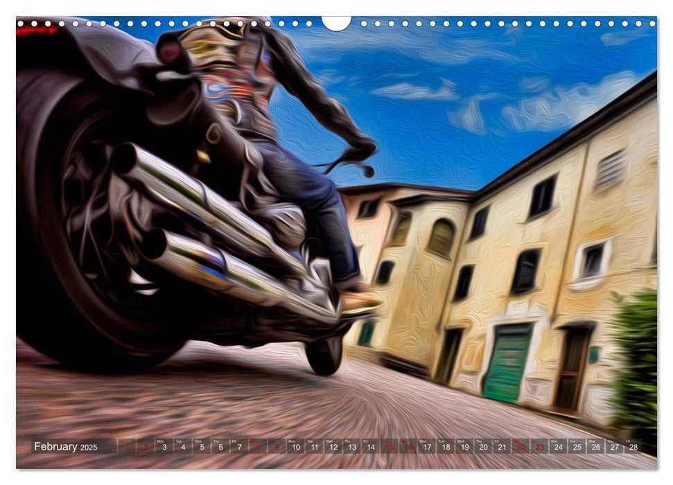 Images of Harley Davidson (CALVENDO Monthly Calendar 2025)