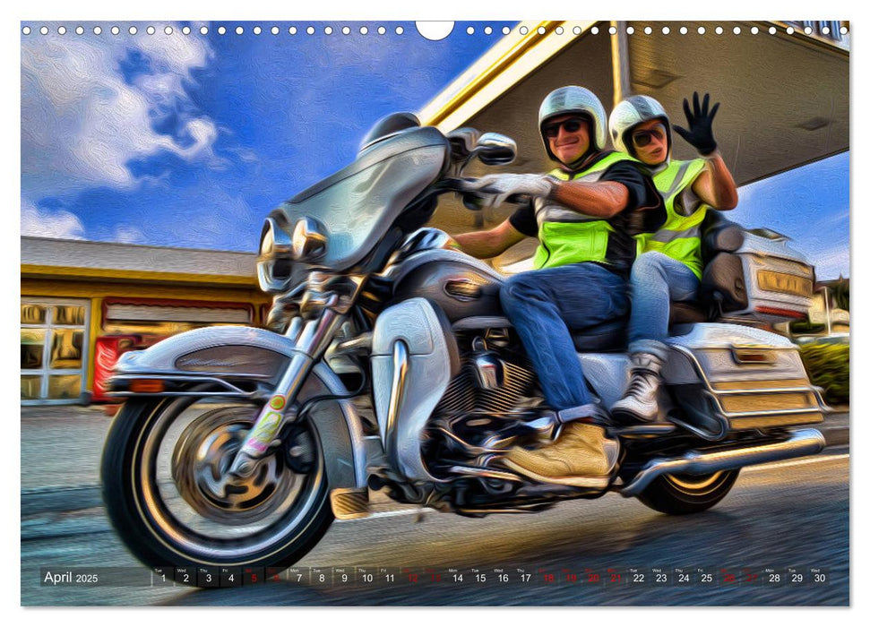 Images of Harley Davidson (CALVENDO Monthly Calendar 2025)