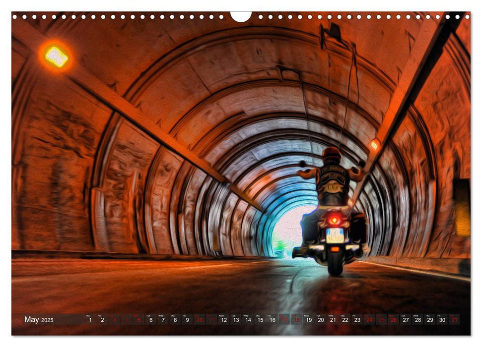 Images of Harley Davidson (CALVENDO Monthly Calendar 2025)