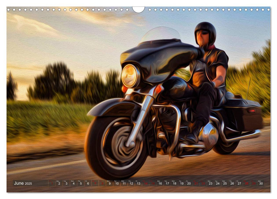 Images of Harley Davidson (CALVENDO Monthly Calendar 2025)