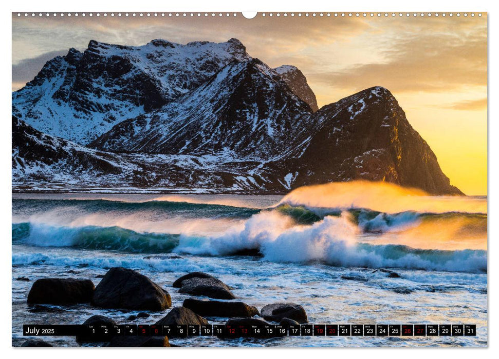 Lofoten. Nature Water Light (CALVENDO Premium-Calendar 2025)