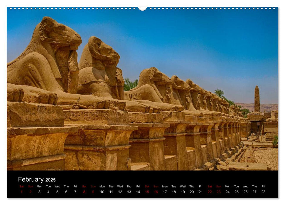 On the trail of the ancient Egypt (CALVENDO Premium-Calendar 2025)