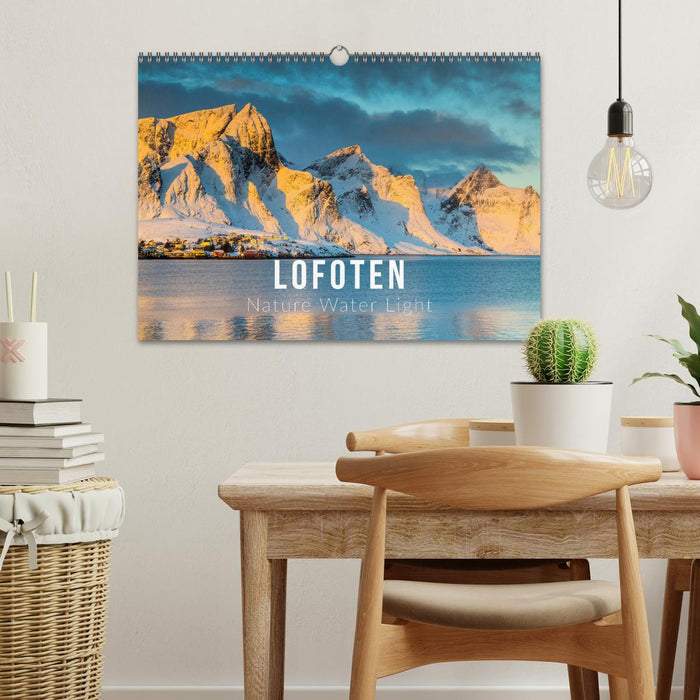 Lofoten. Nature Water Light (CALVENDO Monthly Calendar 2025)