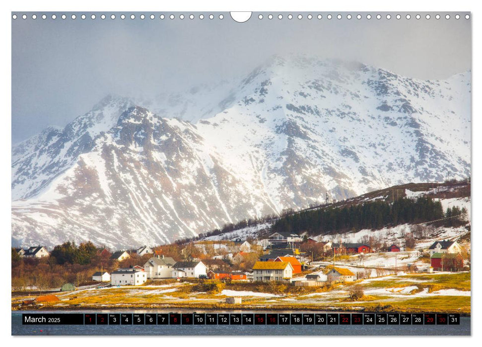 Lofoten. Nature Water Light (CALVENDO Monthly Calendar 2025)