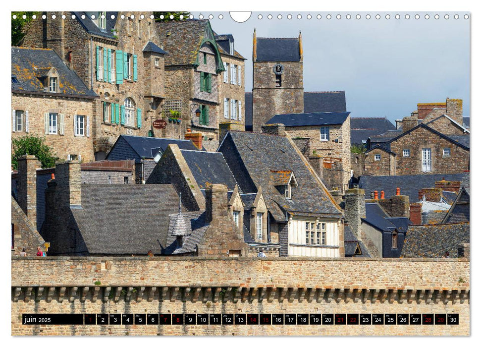 Mont Saint-Michel (CALVENDO Calendrier mensuel 2025)