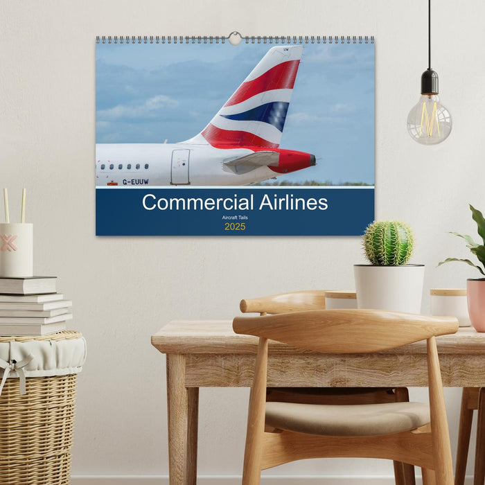 Commercial Airlines (CALVENDO Monthly Calendar 2025)