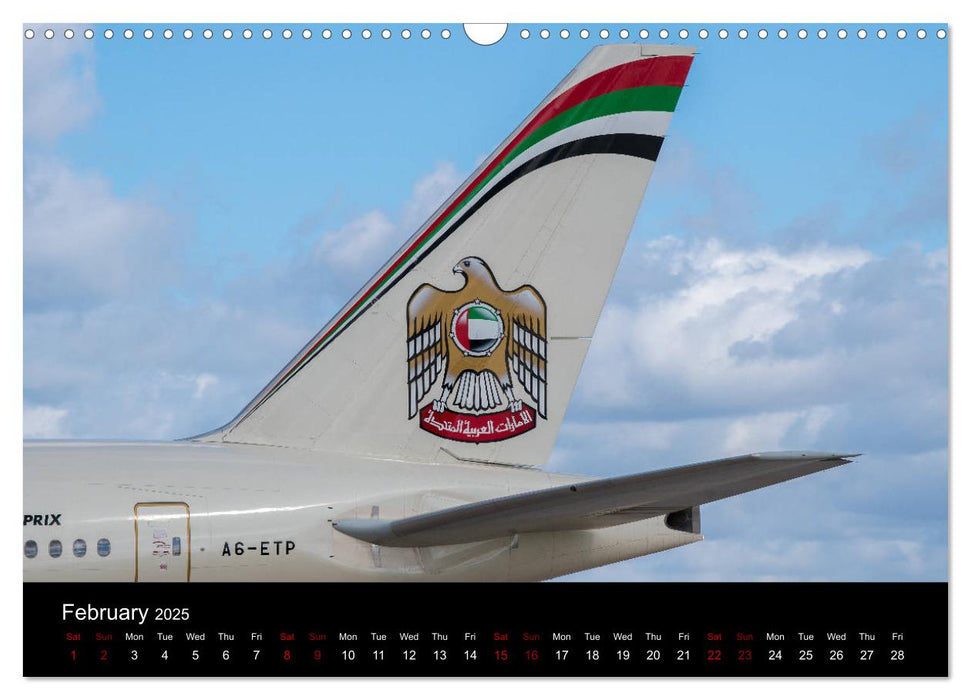 Commercial Airlines (CALVENDO Monthly Calendar 2025)