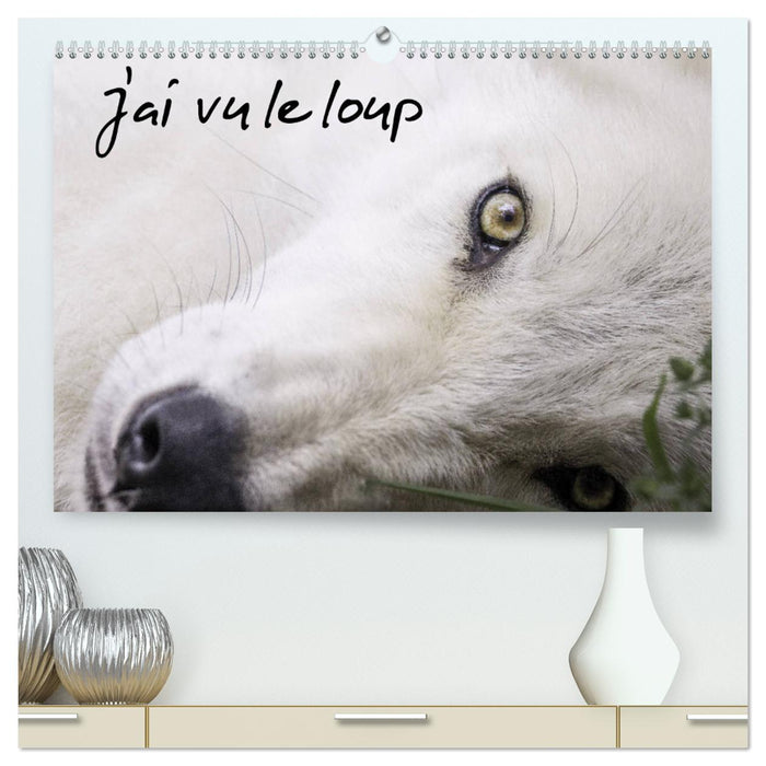 J'ai vu le loup (CALVENDO Calendrier supérieur 2025)