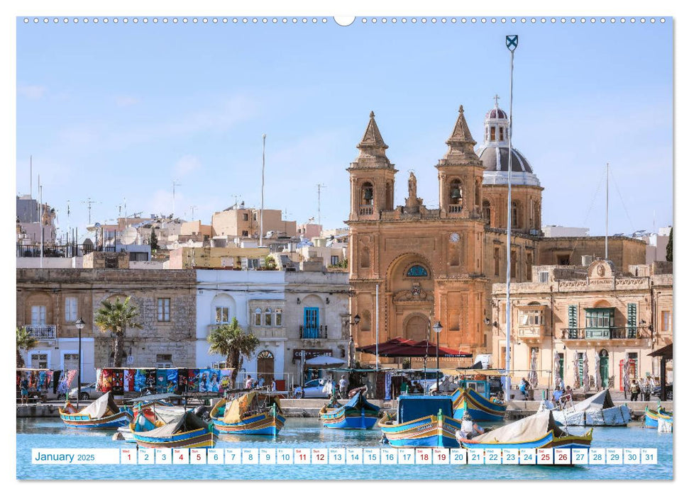 Gozo and Malta Mediterranean Paradise (CALVENDO Premium-Calendar 2025)