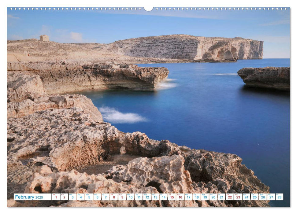 Gozo and Malta Mediterranean Paradise (CALVENDO Premium-Calendar 2025)