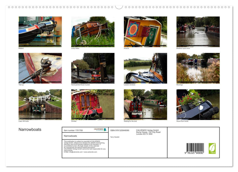 Narrowboats (CALVENDO Premium-Calendar 2025)