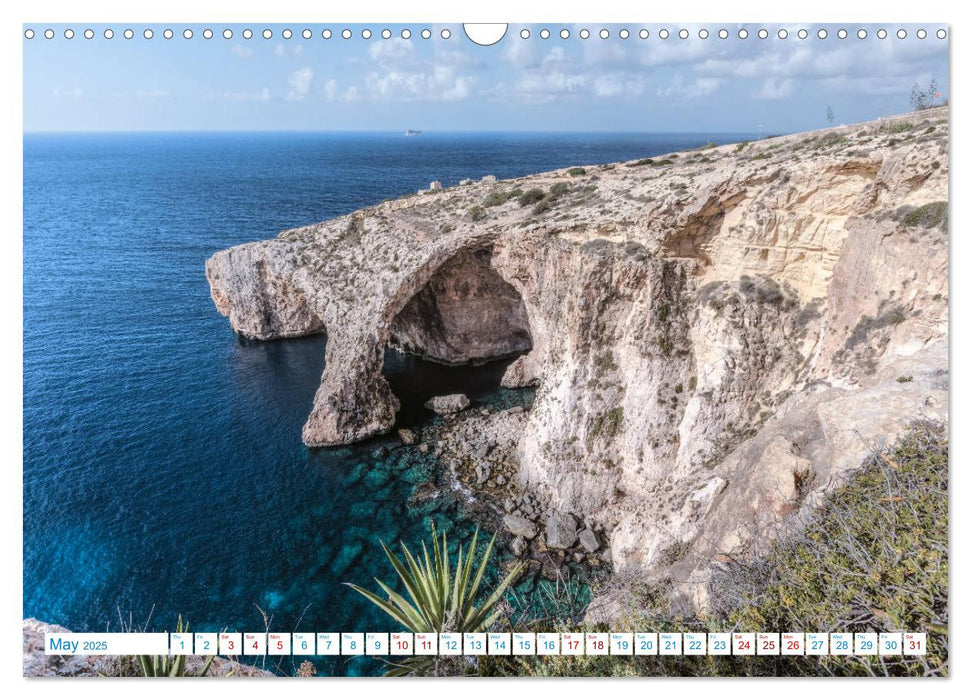 Gozo and Malta Mediterranean Paradise (CALVENDO Monthly Calendar 2025)