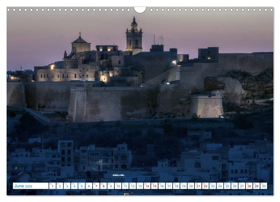 Gozo and Malta Mediterranean Paradise (CALVENDO Monthly Calendar 2025)