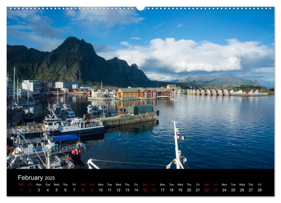 The magical Lofoten Islands (CALVENDO Premium-Calendar 2025)