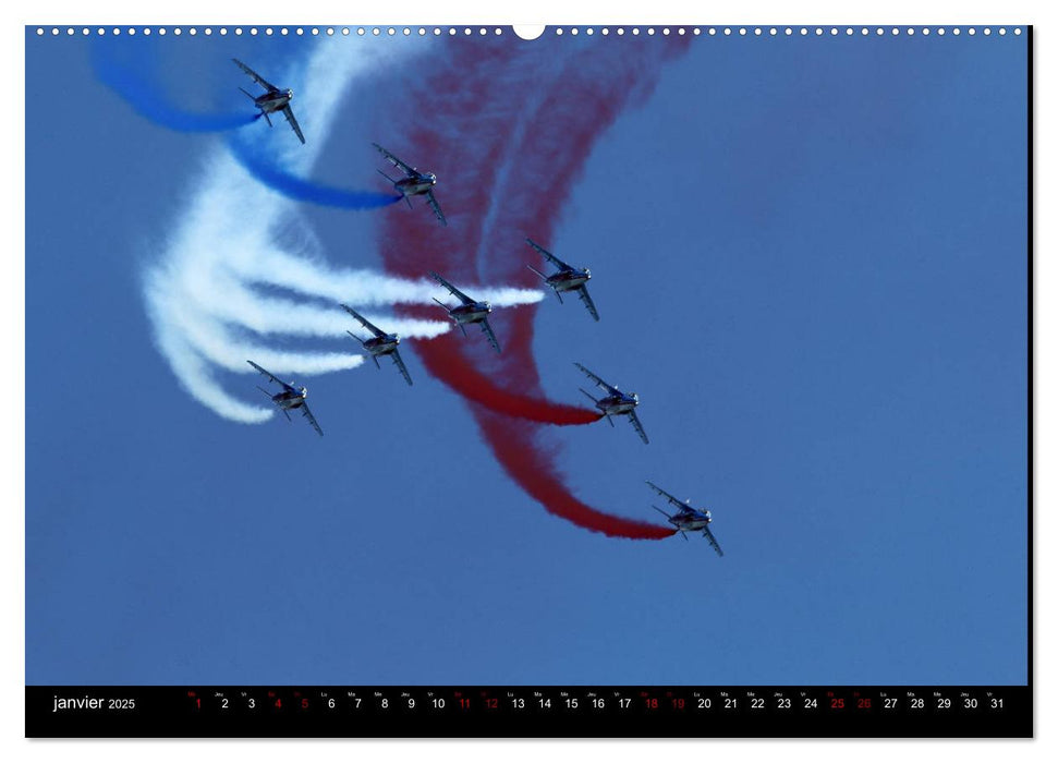 Arabesques dans le ciel de France (CALVENDO Calendrier supérieur 2025)