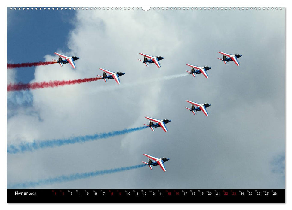 Arabesques dans le ciel de France (CALVENDO Calendrier supérieur 2025)