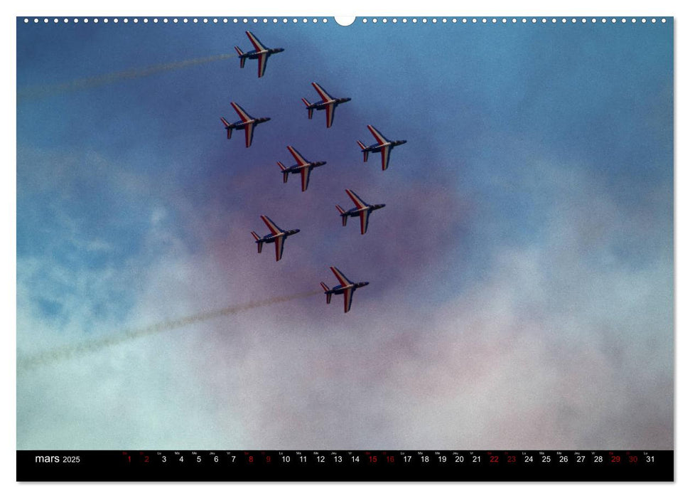 Arabesques dans le ciel de France (CALVENDO Calendrier supérieur 2025)