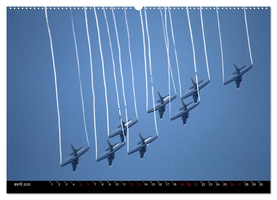 Arabesques dans le ciel de France (CALVENDO Calendrier supérieur 2025)