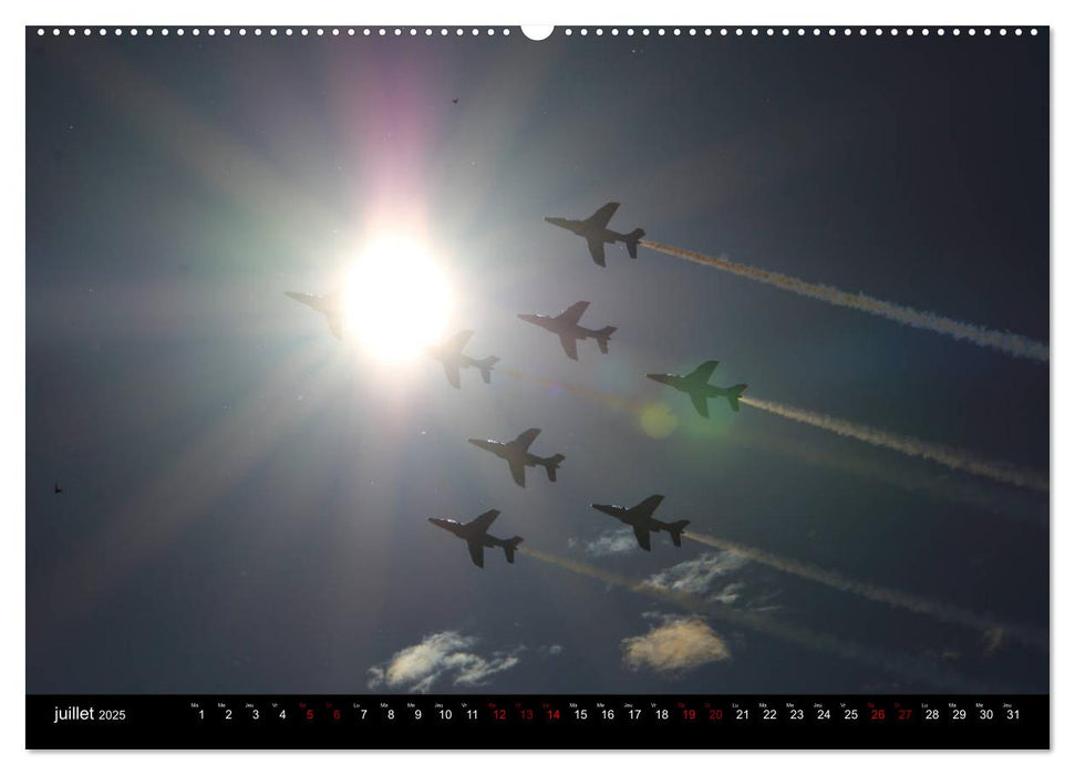 Arabesques dans le ciel de France (CALVENDO Calendrier supérieur 2025)