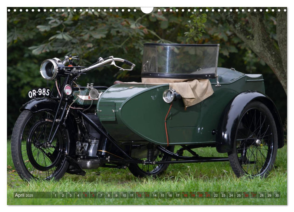 Classic Motorcycles (CALVENDO Monthly Calendar 2025)