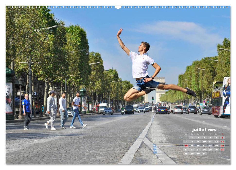 Des danseurs dans la ville 3 L'Oeil et le Mouvement (CALVENDO Calendrier supérieur 2025)